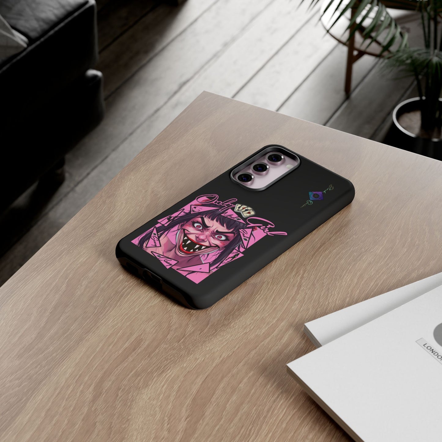 BlackOnion Brand New Phone Case - with Motivational Workout Motif’ Mad Girl💋🌸 ‘🔥🫵
