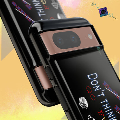 BlackOnion Brand New Phone Case - with Motivational Workout Motif’Don’t think ‘💪🔥🫵