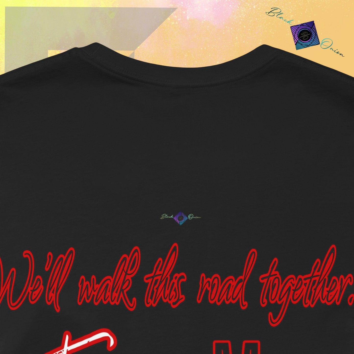 BlackOnion T-Shirt with Workout Motif 'From Me ,To Myself'🔥💪🫵