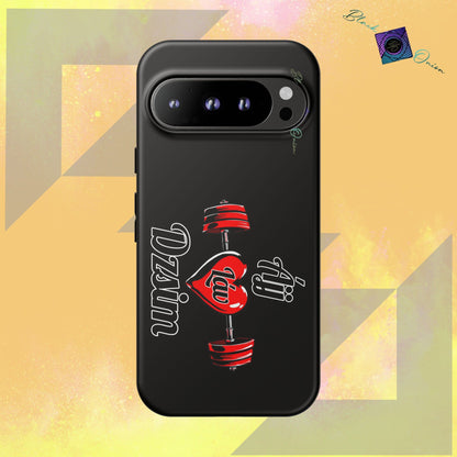 BlackOnion Brand New Phone Case - with Motivational Workout Motif’Ájj Láv Dzsim ‘💪🔥🫵