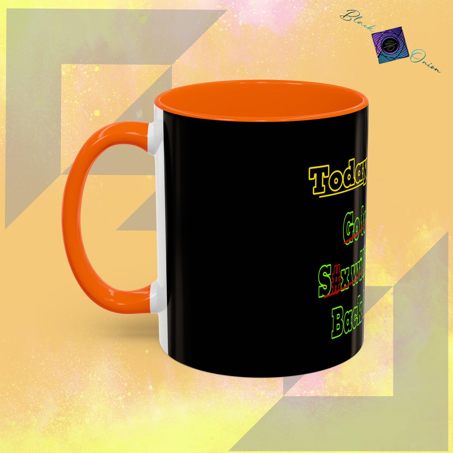 BlackOnion Coffee Mug 2 with Workout Motif ‘Today To Do List V2’🫵🔥💪