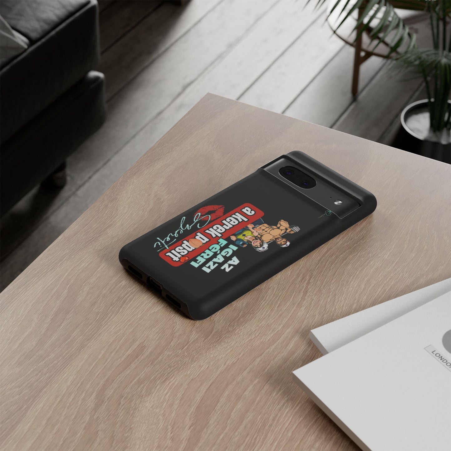 BlackOnion Brand New Phone Case - with Motivational Workout Motif ‘Az igazi férfi ‘💪🔥🫵