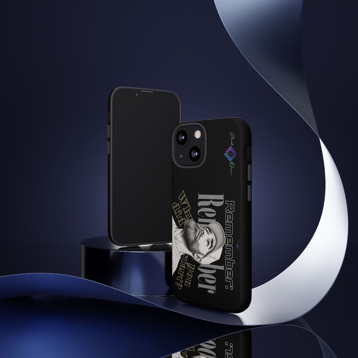 BlackOnion Brand New Phone Case - with Motivational Workout Motif’Remember ‘💪🔥🫵