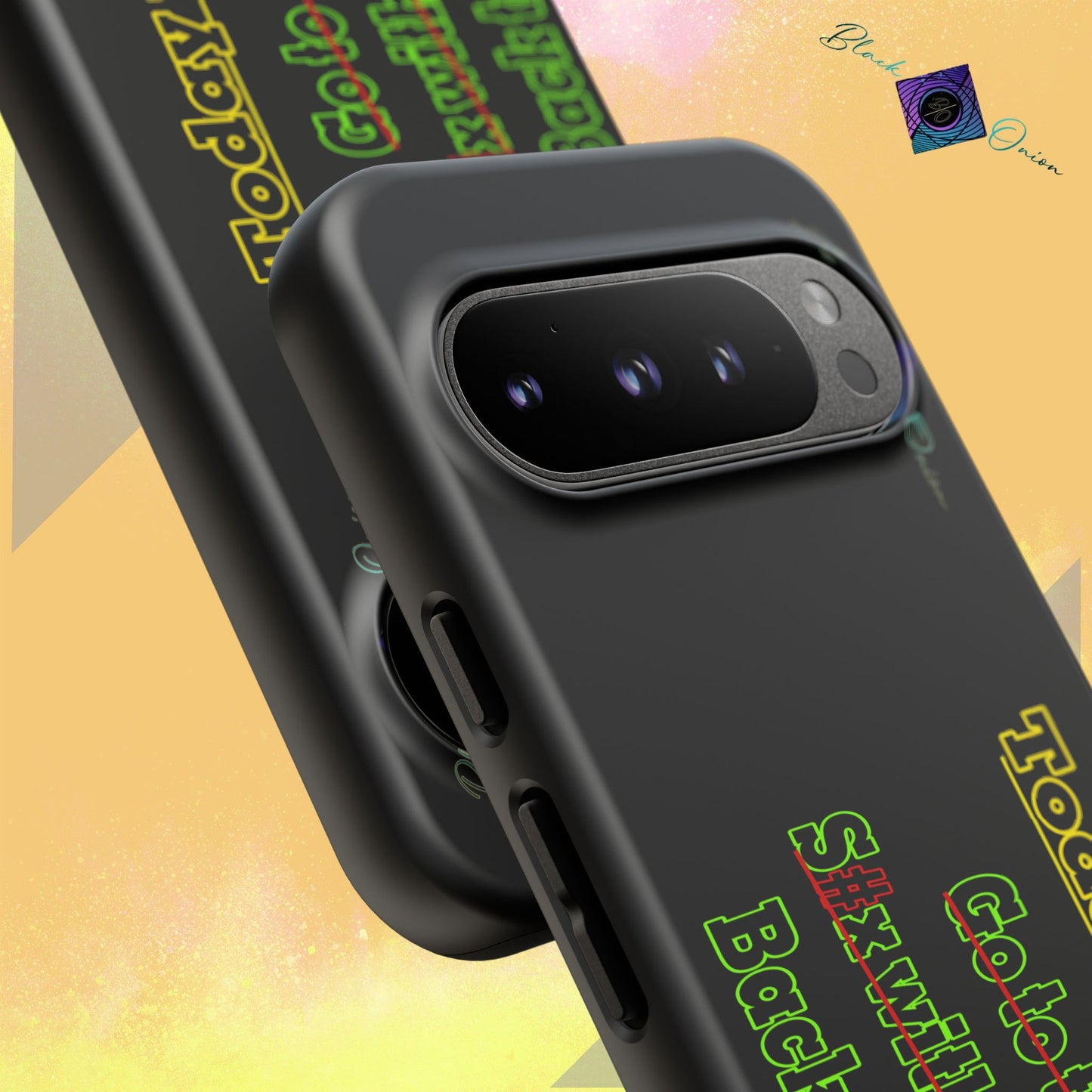 BlackOnion Brand New Phone Case - with Motivational Workout Motif’Today To Do List V2 ‘💪🔥🫵