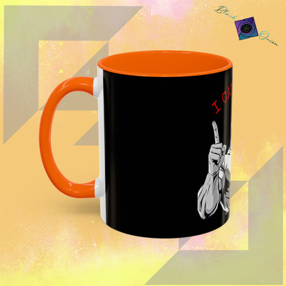 BlackOnion Coffee Mug - 11oz with Workout Motif ‘I Can Do It ’🔥💪🫵