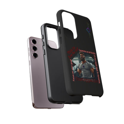 BlackOnion Brand New Phone Case - with Motivational Workout Motif’Unstoppable ‘💪🔥🫵
