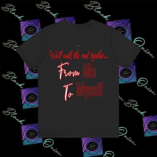 BlackOnion 'From Me ,To Myself' T-Shirt with Workout Motif V2 💪🔥