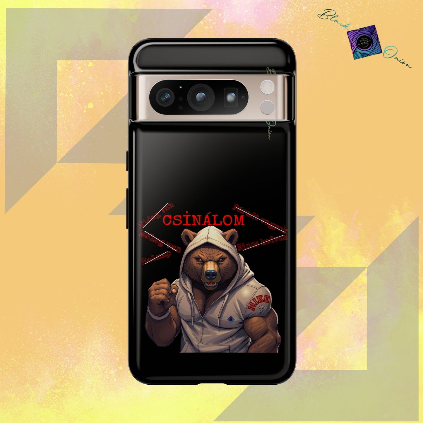 BlackOnion Brand New Phone Case - with Motivational Workout Motif ‘Csinálom ‘💪🔥🫵