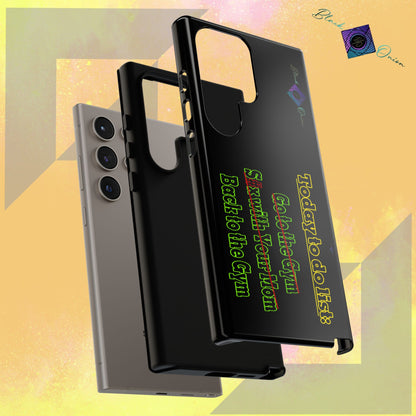 BlackOnion Brand New Phone Case - with Motivational Workout Motif’Today To Do List V2 ‘💪🔥🫵