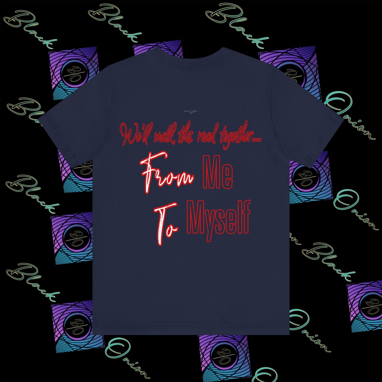 BlackOnion 'From Me ,To Myself' T-Shirt with Workout Motif V2 💪🔥