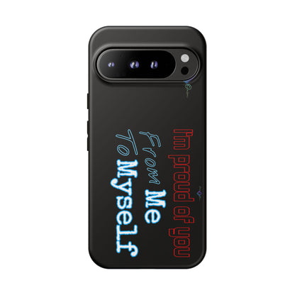 BlackOnion Brand New Phone Case - with Motivational Workout Motif’I’m proud of you ‘💪🔥🫵