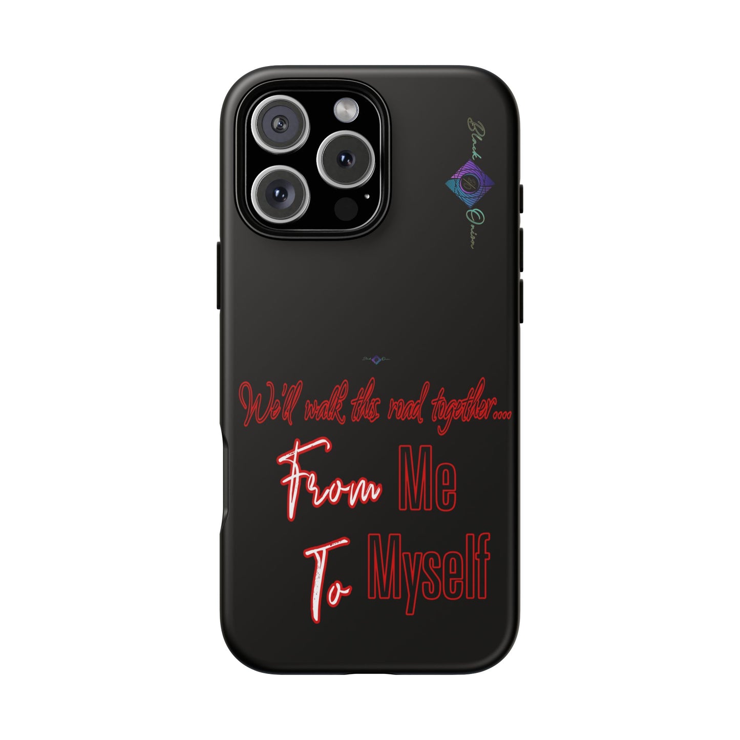 BlackOnion Brand New Phone Case - with Motivational Workout Motif’We’ll walk ‘💪🔥🫵