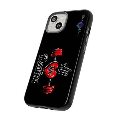 BlackOnion Brand New Phone Case - with Motivational Workout Motif’Ájj Láv Dzsim ‘💪🔥🫵