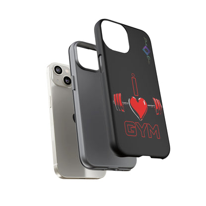 BlackOnion Brand New Phone Case - with Motivational Workout Motif’I Love Gym ‘💪🔥🫵