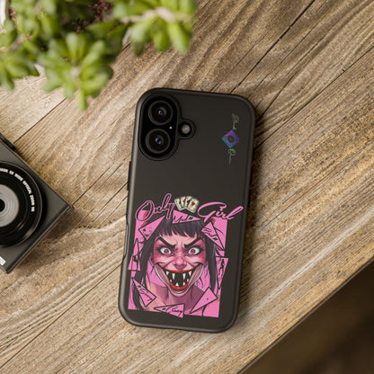 BlackOnion Brand New Phone Case - with Motivational Workout Motif’ Mad Girl💋🌸 ‘🔥🫵