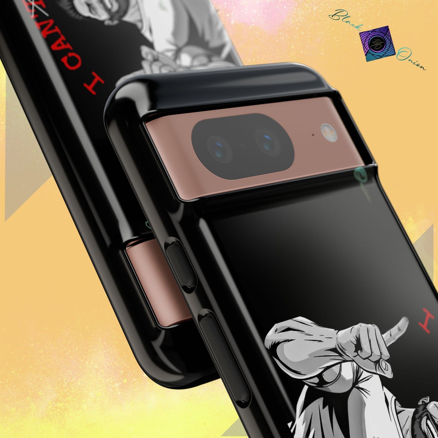 BlackOnion Brand New Phone Case - with Motivational Workout Motif’I Can Do It ‘💪🔥🫵