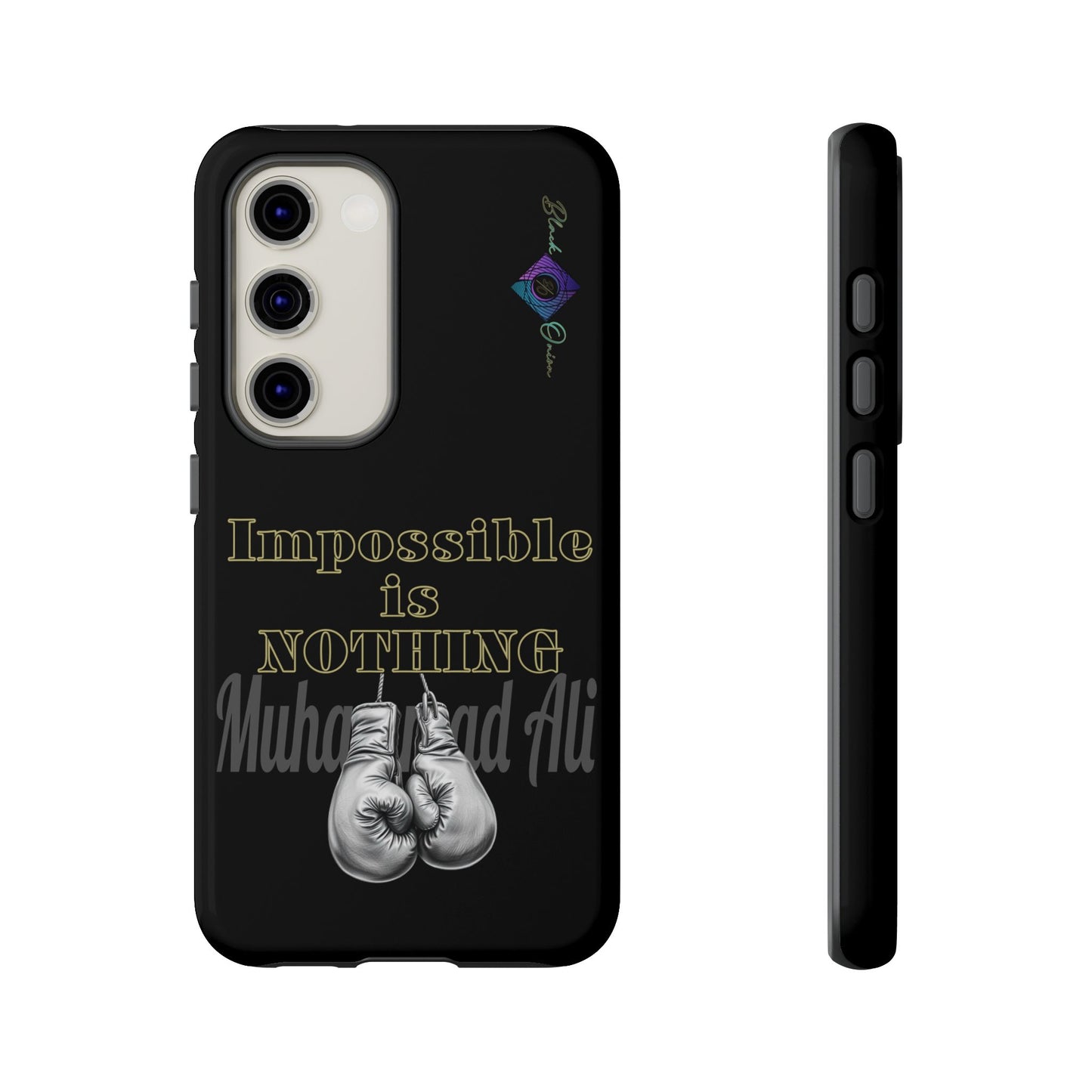 BlackOnion Brand New Phone Case - with Motivational Workout Motif ’Impossible ‘💪🔥🫵