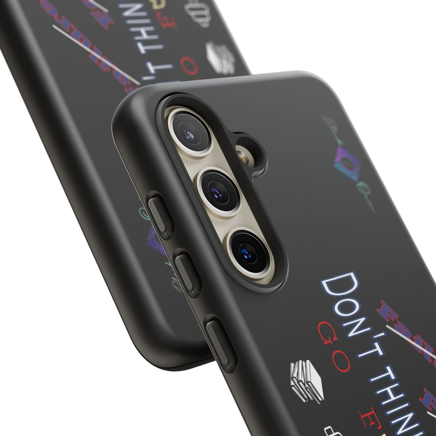 BlackOnion Brand New Phone Case - with Motivational Workout Motif’Don’t think ‘💪🔥🫵