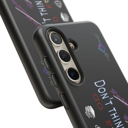 BlackOnion Brand New Phone Case - with Motivational Workout Motif’Don’t think ‘💪🔥🫵