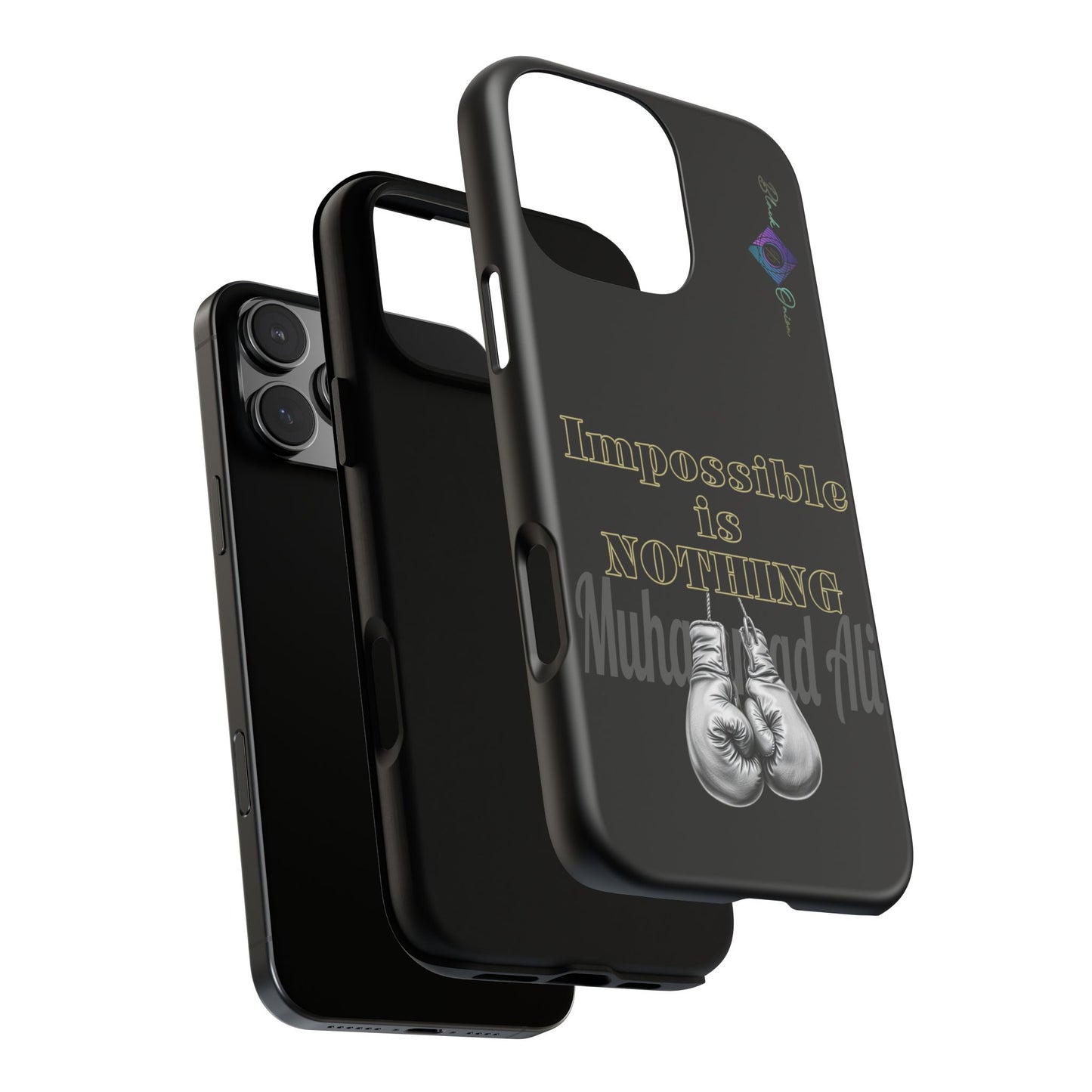 BlackOnion Brand New Phone Case - with Motivational Workout Motif ’Impossible ‘💪🔥🫵