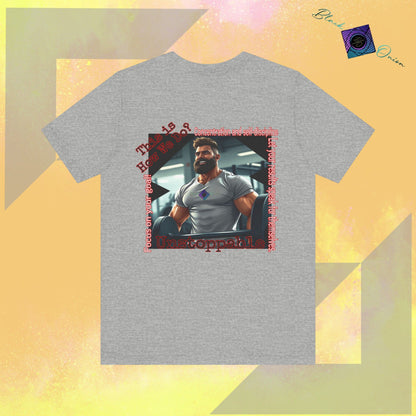 BlackOnion T-Shirt with Workout Motif “Unstoppable “💪🔥🫵