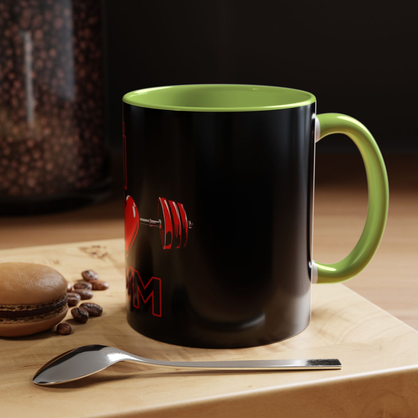 BlackOnion Coffee Mug Serial 2 with Workout Motif ‘I Love Gym ’🫵🔥💪