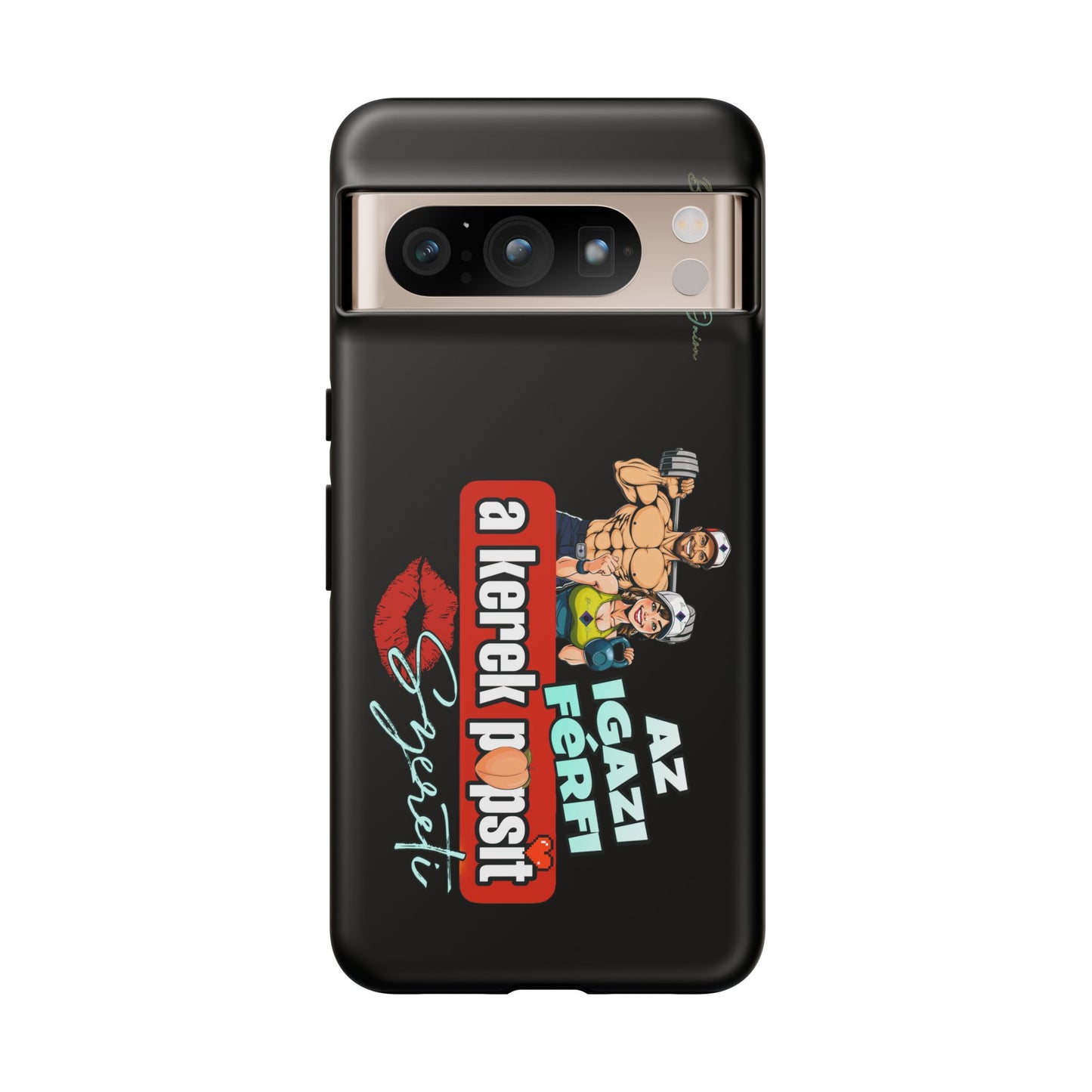 BlackOnion Brand New Phone Case - with Motivational Workout Motif ‘Az igazi férfi ‘💪🔥🫵