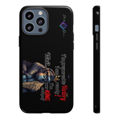 BlackOnion Brand New Phone Case - with Motivational Workout Motif’Victory 👑‘💪🔥🫵