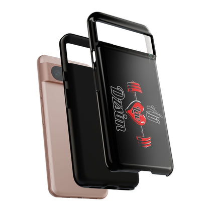 BlackOnion Brand New Phone Case - with Motivational Workout Motif’Ájj Láv Dzsim ‘💪🔥🫵
