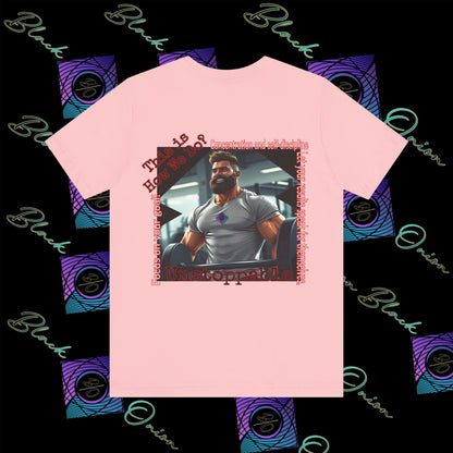 BlackOnion T-Shirt with Workout Motif “Unstoppable “💪🔥🫵