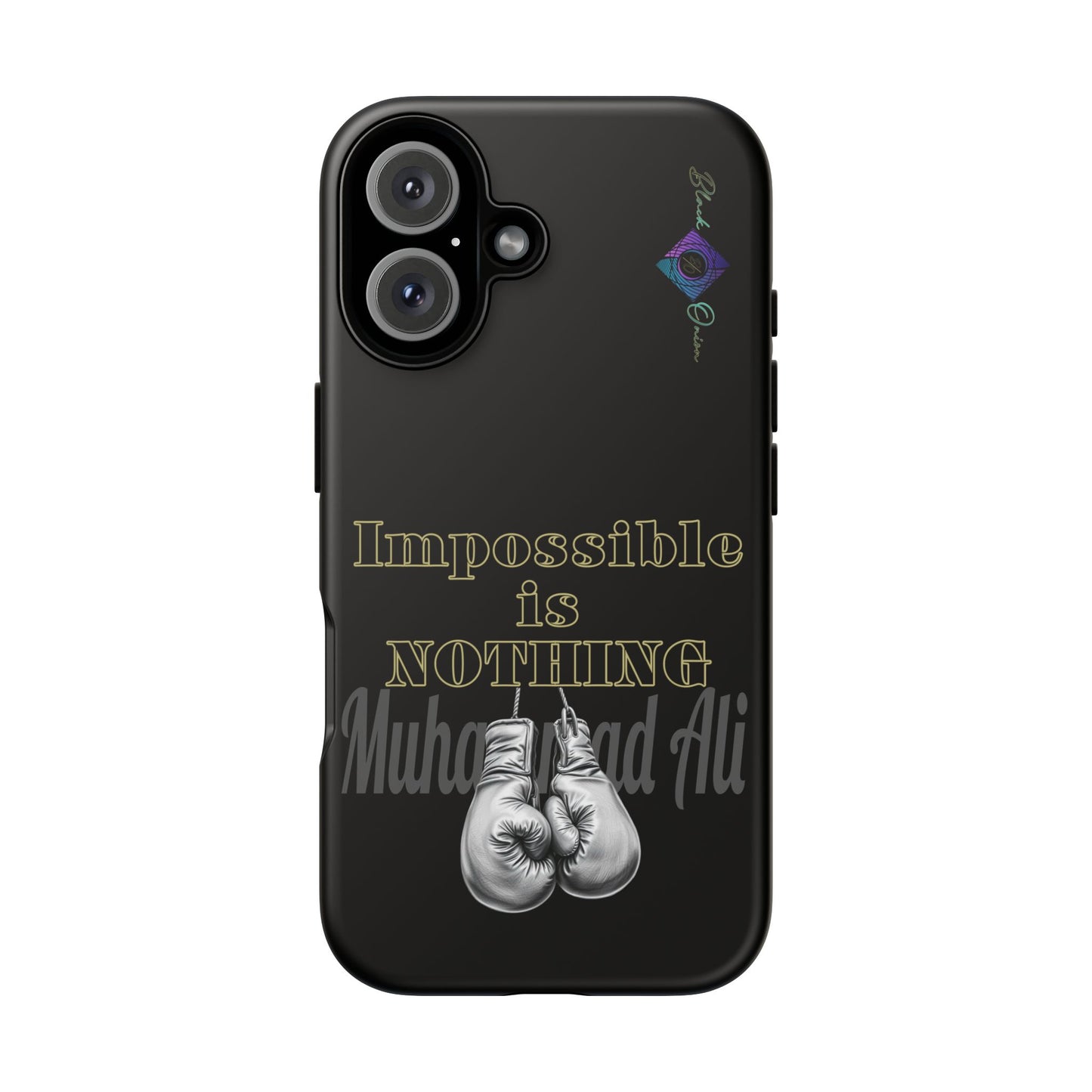 BlackOnion Brand New Phone Case - with Motivational Workout Motif ’Impossible ‘💪🔥🫵