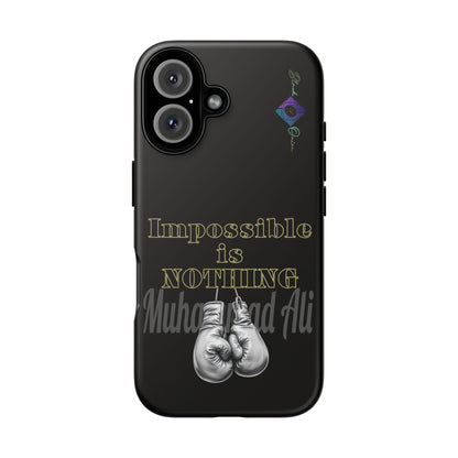 BlackOnion Brand New Phone Case - with Motivational Workout Motif ’Impossible ‘💪🔥🫵