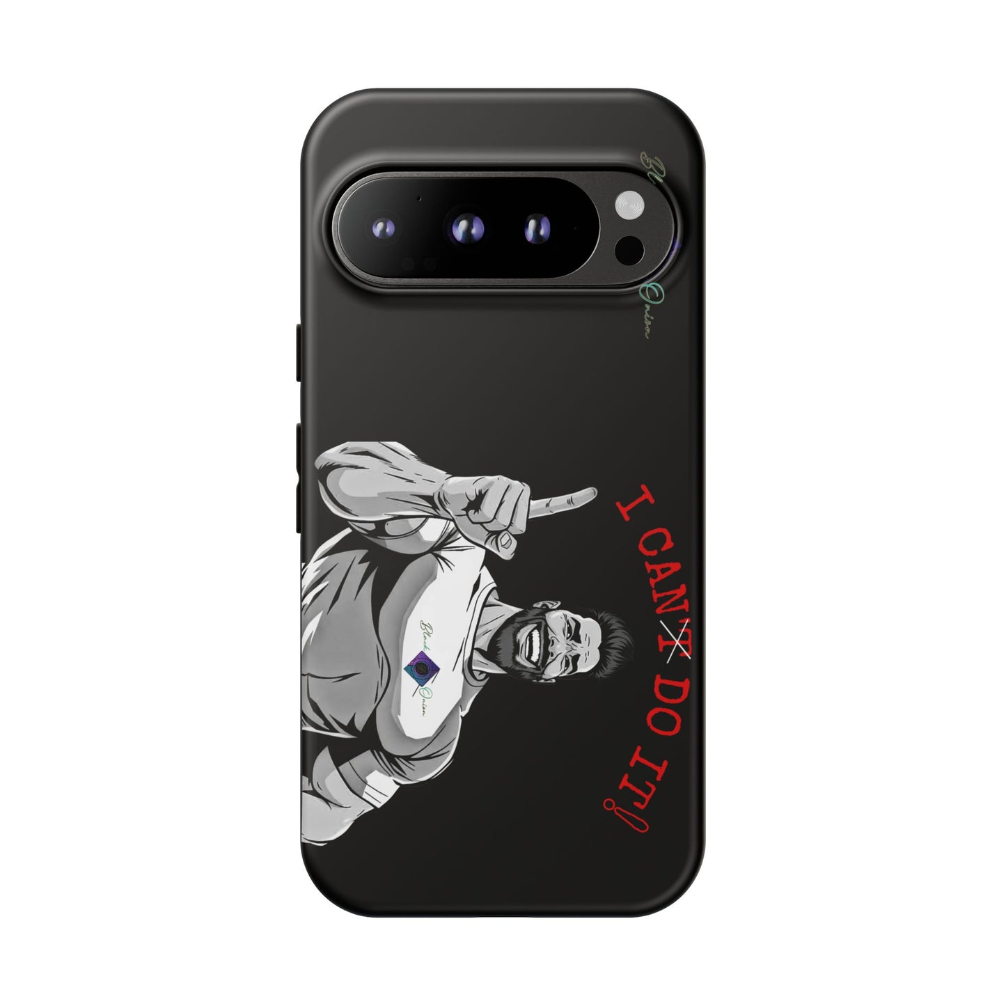 BlackOnion Brand New Phone Case - with Motivational Workout Motif’I Can Do It ‘💪🔥🫵