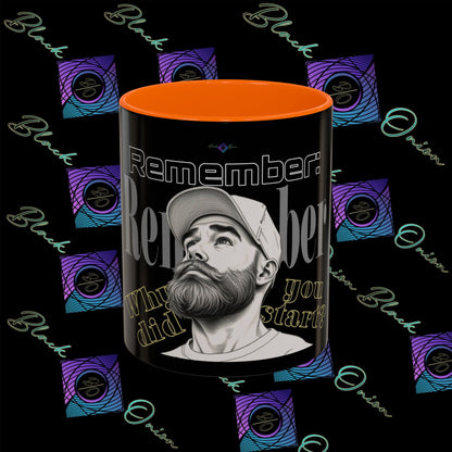BlackOnion Coffee Mug 2 with Workout Motif ‘Remember V2’🫵🔥💪