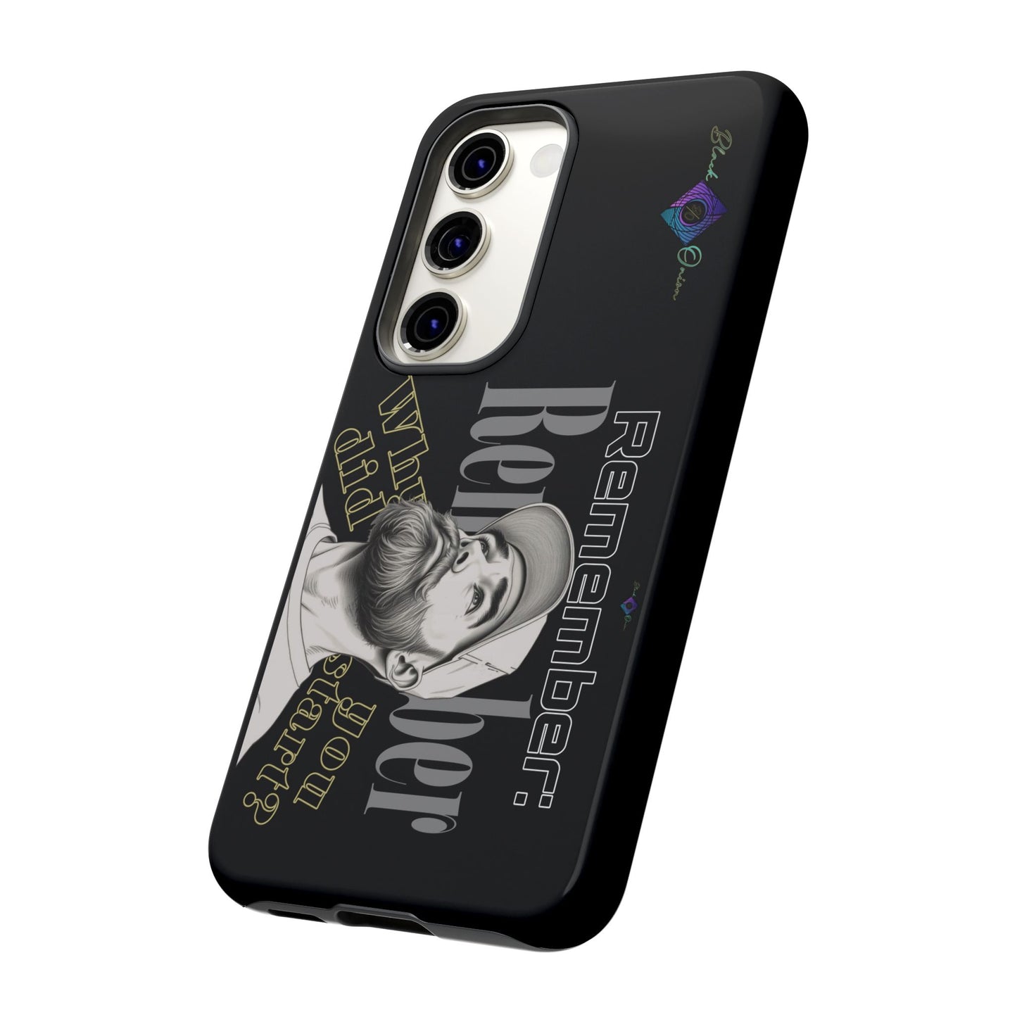 BlackOnion Brand New Phone Case - with Motivational Workout Motif’Remember ‘💪🔥🫵