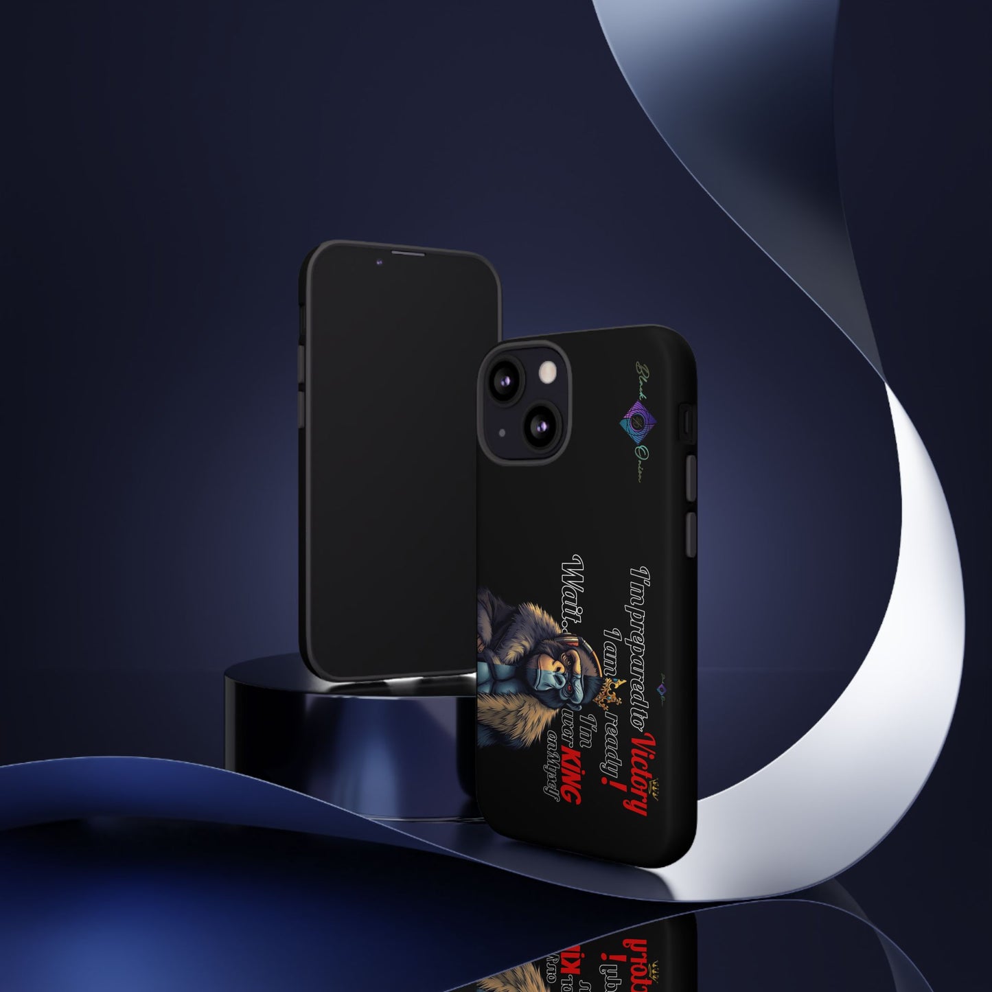 BlackOnion Brand New Phone Case - with Motivational Workout Motif’Victory 👑‘💪🔥🫵
