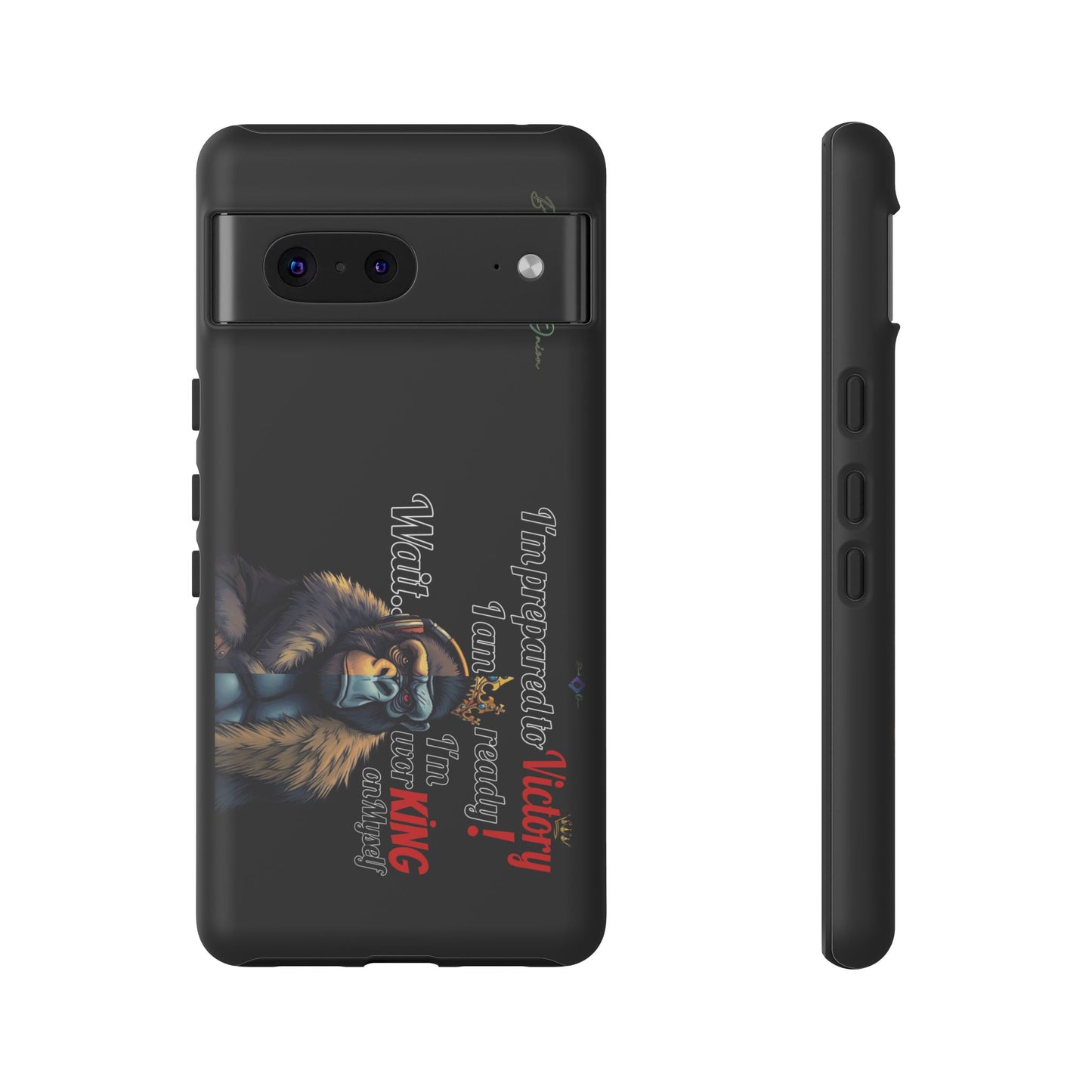 BlackOnion Brand New Phone Case - with Motivational Workout Motif’Victory 👑‘💪🔥🫵