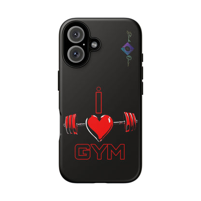 BlackOnion Brand New Phone Case - with Motivational Workout Motif’I Love Gym ‘💪🔥🫵