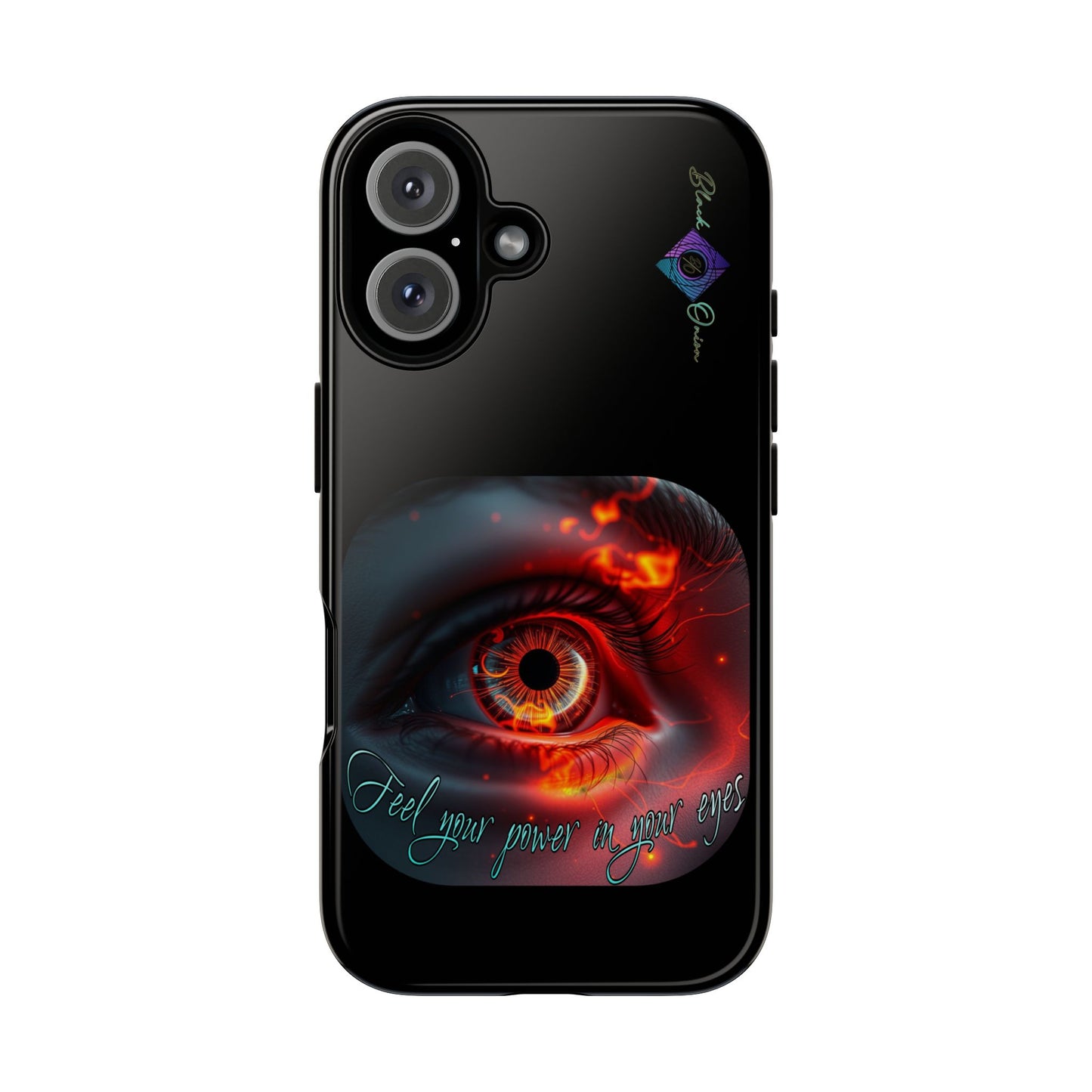 BlackOnion Brand New Phone Case - with Motivational Workout Motif ’Feel your power  ‘💪🔥🫵