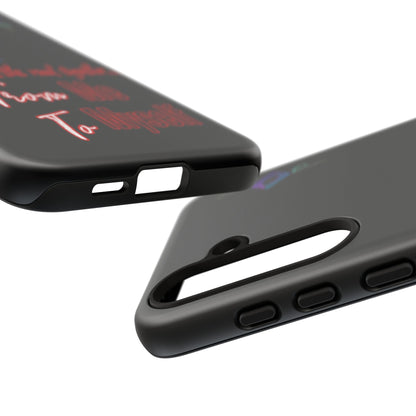BlackOnion Brand New Phone Case - with Motivational Workout Motif’We’ll walk ‘💪🔥🫵