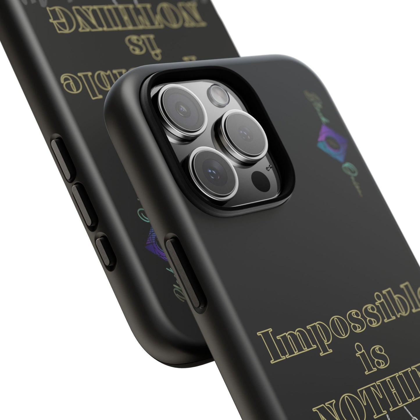 BlackOnion Brand New Phone Case - with Motivational Workout Motif ’Impossible ‘💪🔥🫵