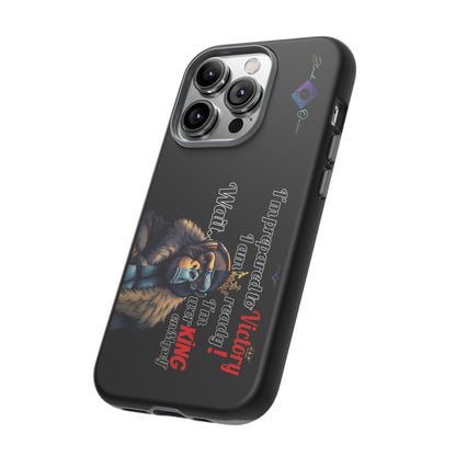 BlackOnion Brand New Phone Case - with Motivational Workout Motif’Victory 👑‘💪🔥🫵