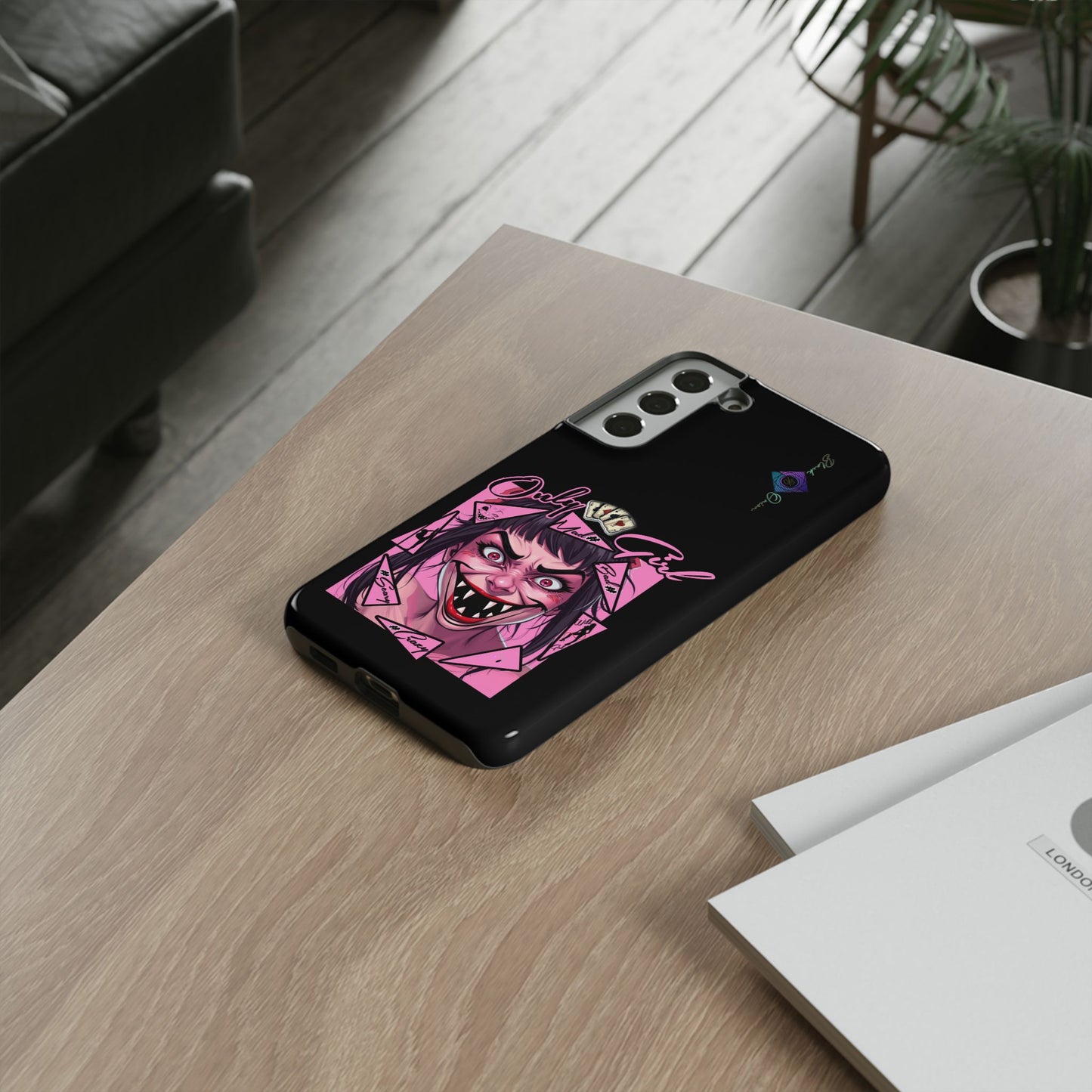BlackOnion Brand New Phone Case - with Motivational Workout Motif’ Mad Girl💋🌸 ‘🔥🫵