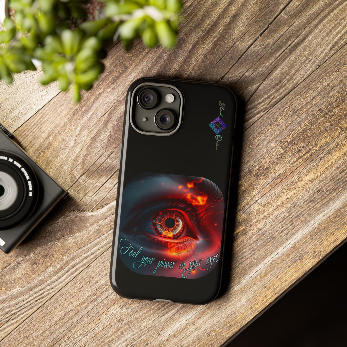 BlackOnion Brand New Phone Case - with Motivational Workout Motif ’Feel your power  ‘💪🔥🫵
