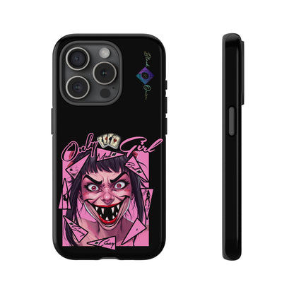 BlackOnion Brand New Phone Case - with Motivational Workout Motif’ Mad Girl💋🌸 ‘🔥🫵