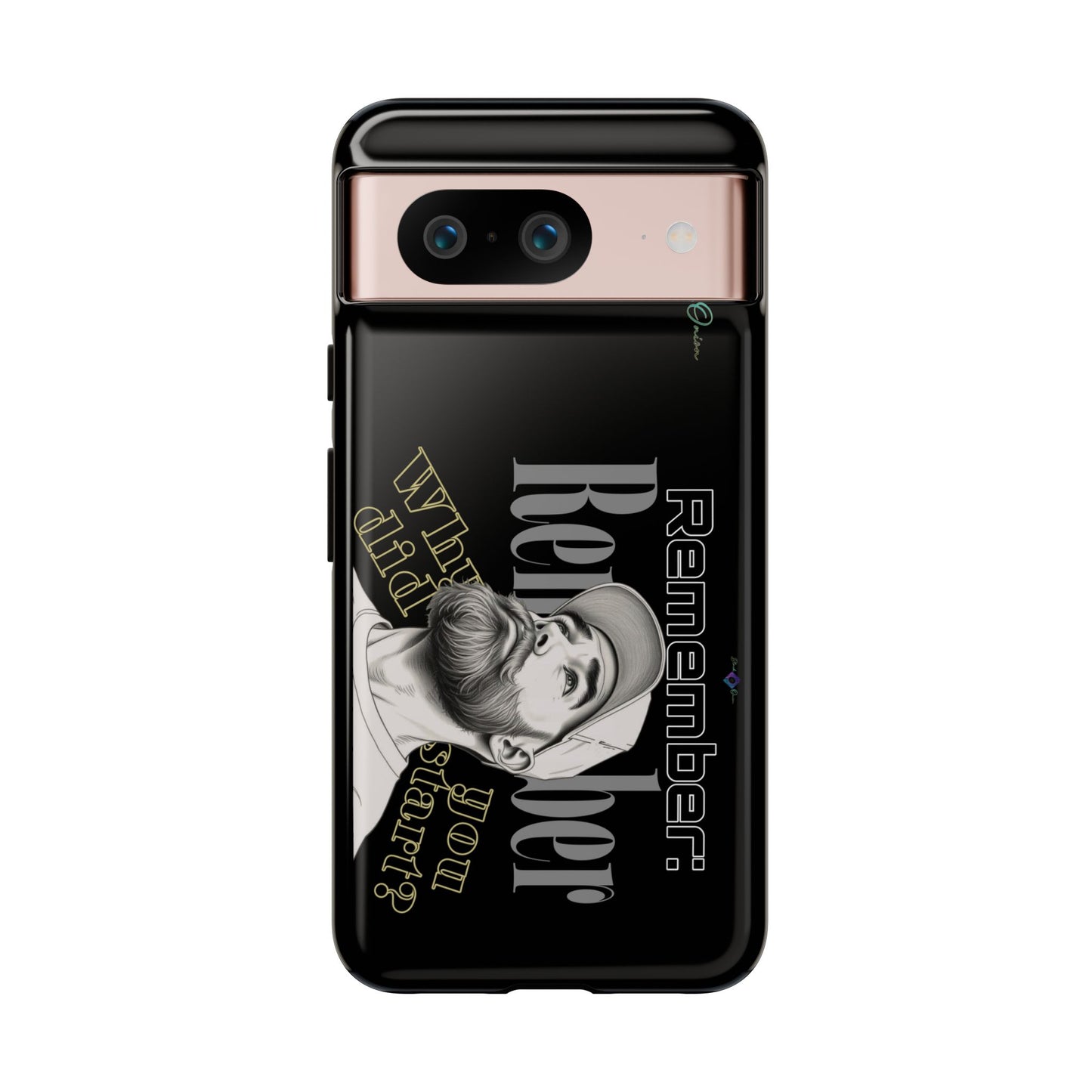 BlackOnion Brand New Phone Case - with Motivational Workout Motif’Remember ‘💪🔥🫵
