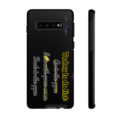 BlackOnion Brand New Phone Case - with Motivational Workout Motif’Today to do list ‘💪🔥🫵