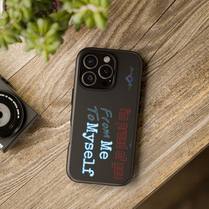 BlackOnion Brand New Phone Case - with Motivational Workout Motif’I’m proud of you ‘💪🔥🫵