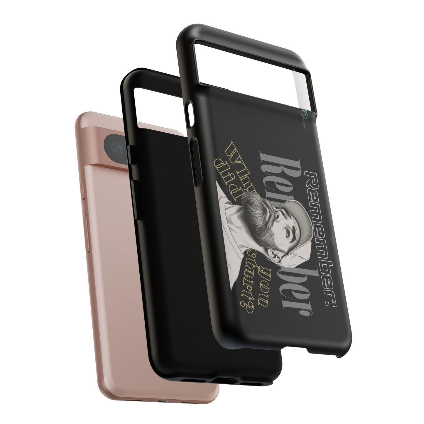 BlackOnion Brand New Phone Case - with Motivational Workout Motif’Remember ‘💪🔥🫵