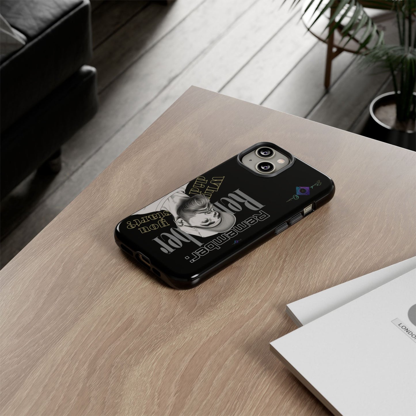 BlackOnion Brand New Phone Case - with Motivational Workout Motif’Remember ‘💪🔥🫵